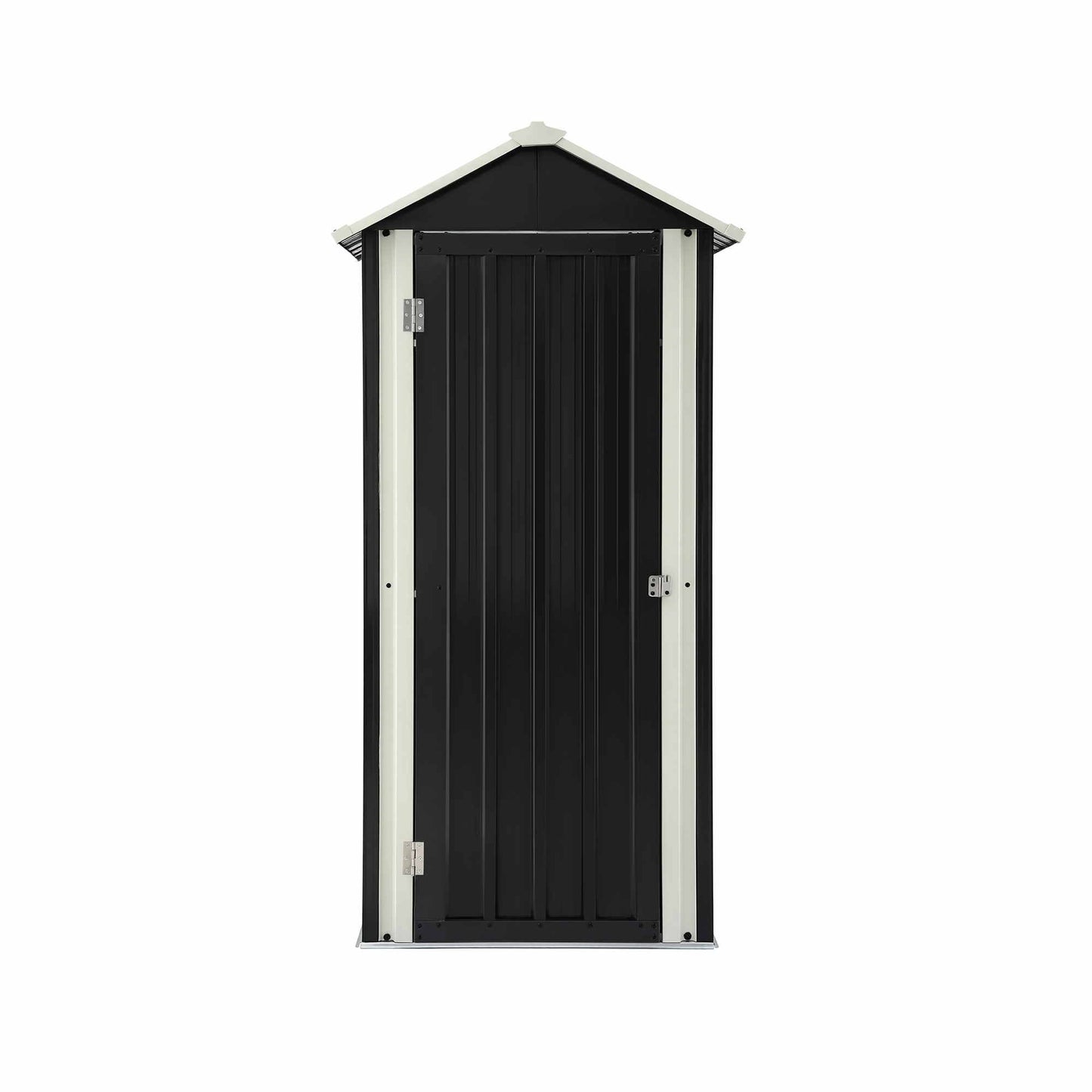 Outdoor Storage Cabinet Garden Shed Steel Tool Lockable Cupboard Adjustable Shelves