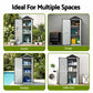 Outdoor Storage Cabinet Garden Shed Steel Tool Lockable Cupboard Adjustable Shelves