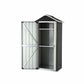 Outdoor Storage Cabinet Garden Shed Steel Tool Lockable Cupboard Adjustable Shelves