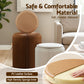 Accordion Folding Paper Stools Set Includes 2 Cushions Natural Kraft 100KG Capacity