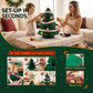 Paper Christmas Tree 47CM w/ Star Topper Xmas Decor Tabletop Green DIY Ornament Set