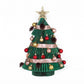 Paper Christmas Tree 61CM w/ Star Topper Xmas Decor Tabletop Green DIY Ornament Set