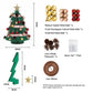 Paper Christmas Tree 61CM w/ Star Topper Xmas Decor Tabletop Green DIY Ornament Set