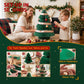 Paper Christmas Tree 61CM w/ Star Topper Xmas Decor Tabletop Green DIY Ornament Set