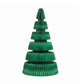3.6ft 111cm Paper Christmas Tree with Star Topper LEDs Xmas Decorations Kit Green