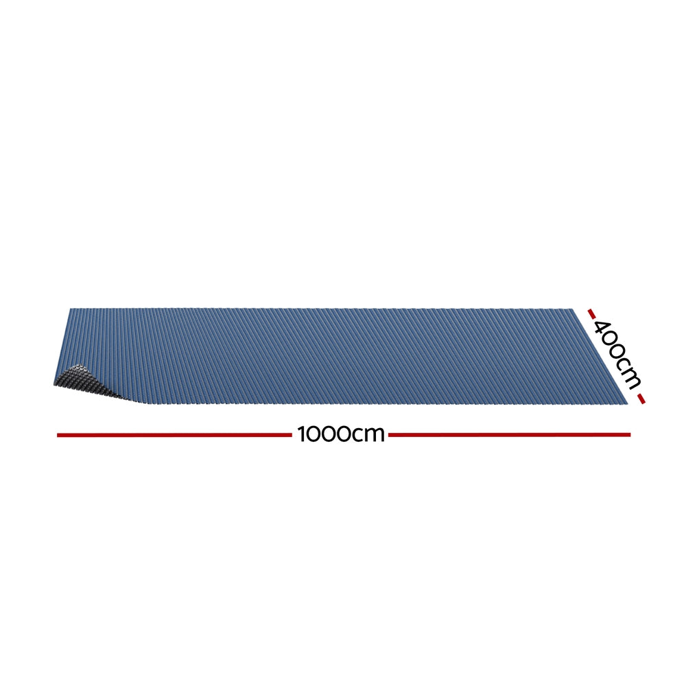 Pool Cover 10x4m 600 Micron Swimming Pool Solar Blanket Blue Black