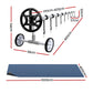 Pool Cover 600 Micron 10x4m with Roller 4m Swimming Pools Black Solar Blanket