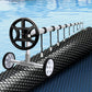 Pool Cover 600 Micron 10x4m with Roller 4m Swimming Pools Black Solar Blanket