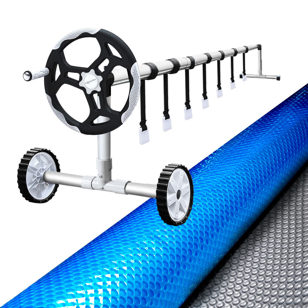 Pool Cover Roller Swimming Pools Covers Wheel Solar Blanket 10.5x4.2M