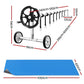 Pool Cover 600 Micron Solar Heat Blanket LDPE 10.5x4.2m with 5.55m Roller