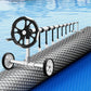 Pool Cover 600 Micron Solar Heat Blanket LDPE 10.5x4.2m with 5.55m Roller