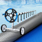 Pool Cover 600 Micron Solar Heat Blanket 10.5x4.2m with 5.55m Roller Blue