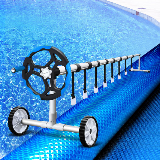 Swimming Solar Pool Cover Pools Roller Wheel Blanket Covers 11X4.8M