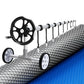 Pool Cover 600 Micron 11x6.2m with Roller 6.55m Swimming Pools Solar Blanket
