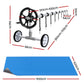 Pool Cover 600 Micron 11x6.2m with Roller 6.55m Swimming Pools Solar Blanket