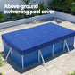 Pool Cover 3x2m Above-ground Swimming Pool Blanket Blue