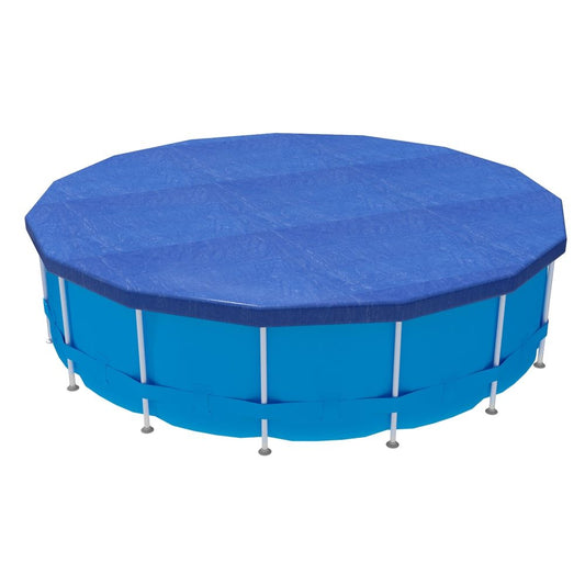 Pool Cover Fit 3.66m Round Above-ground Swimming Pool Blanket Blue