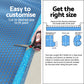 Pool Cover 600 Micron 6.5x3m Swimming Pool Solar Blanket Blue Black