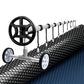 Pool Cover 600 Micron 6.5x3m with Roller 4m Swimming Pools Black Solar Blanket