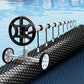 Pool Cover 600 Micron 6.5x3m with Roller 4m Swimming Pools Black Solar Blanket