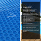 Pool Cover 600 Micron 6.5x3m with Roller 4m Swimming Pools Solar Blanket