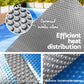 6.5x3m Solar Swimming Pool Cover 500 Micron Isothermal Blanket