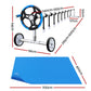 Pool Cover 600 Micron 7x4m with Roller 5.55m Solar Blanket Blue
