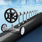 Pool Cover 600 Micron 7x4m with Roller 4m Swimming Pools Black Solar Blanket