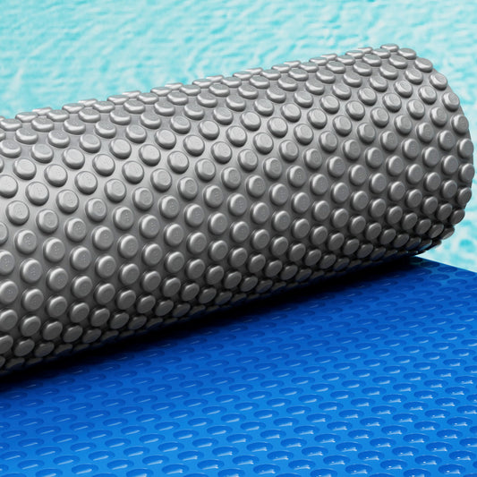 Pool Cover 600 Micron Bubble Heat Solar Blanket Blue Silver 8x4.2m