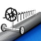Pool Cover 600 Micron Solar Heat Blanket LDPE 8x4.2m with 5.55m Roller