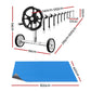 Pool Cover 600 Micron Solar Heat Blanket LDPE 8x4.2m with 5.55m Roller