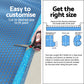 Pool Cover 600 Micron 8.5x4.2m Swimming Pool Solar Blanket Blue Black