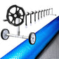 Pool Cover 9.5x5m 400 Micron Swimming Pool Solar Blanket 5.5m Roller