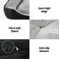 LARGE Dog Beds Pet Calming Soft Sleeping Comfy Plush Mat Cave Washable - Black