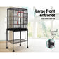 Bird Cage Pet Cages Aviary 144cm Large Travel Stand Budgie Parrot Toys