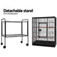 Bird Cage Pet Cages Aviary 144cm Large Travel Stand Budgie Parrot Toys