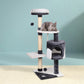 Cat Tree 112cm Trees Scratching Post Scratcher Tower Condo House Furniture Wood