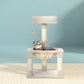 Cat Tree Tower Scratching Post Scratcher Wood Condo Toys House Bed 69cm - Beige