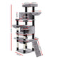 Cat Tree Tower Scratching Post Scratcher Wood Condo House Play Bed 161cm - Grey