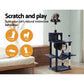 Cat Tree Tower Scratching Post Scratcher Wood Condo House Bed Trees 151cm - Grey