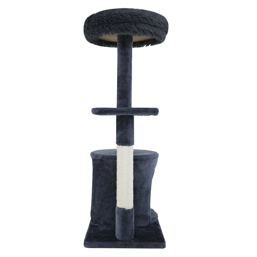 Cat Tree Scratching Post Scratcher Tower Condo House 94cm - Grey