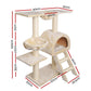 Cat Tree Trees Scratching Post Scratcher Condo Tower House Bed 100cm - Beige