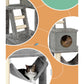 Cat Tree 169cm Tower Scratching Post Scratcher Wood Bed Condo House Rattan Ladder