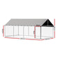 Dog Kennel Large House XL Pet Run Cage Puppy Outdoor Enclosure 2Mx4M