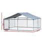 Dog Kennel Large House XXL Pet Run Cage Puppy Outdoor Enclosure With Roof