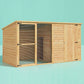 Dog Kennel Extra Large 2.28M Wooden House Bed Outdoor Pet Puppy Cabin Log