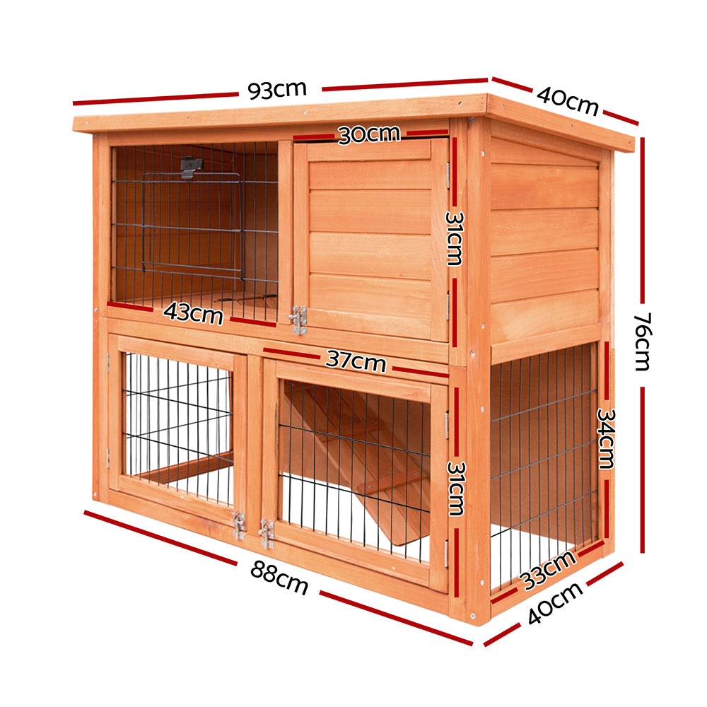 Rabbit Hutch Hutches Large Metal Run Wooden Cage Chicken Coop Guinea Pig