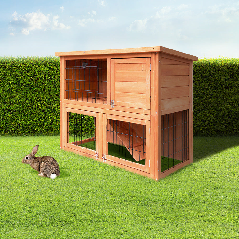 Rabbit Hutch Hutches Large Metal Run Wooden Cage Chicken Coop Guinea Pig