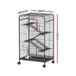 Rabbit Cage Indoor Hutch Guinea Pig Bird Ferret Cat Hamster 110cm 4 Level