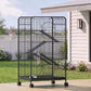 Rabbit Cage Indoor Hutch Guinea Pig Bird Ferret Cat Hamster 110cm 4 Level